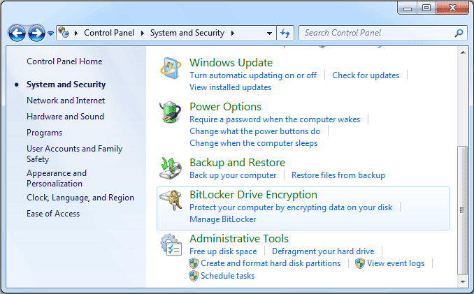 bitlocker
