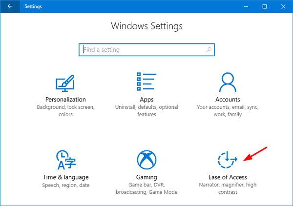 ease-of-access-settings