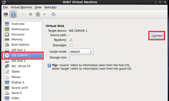 Change KVM Settings