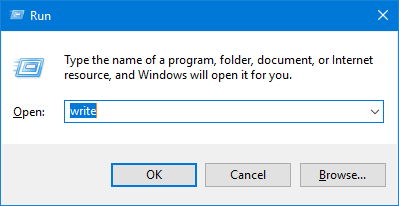 open-wordpad-via-run