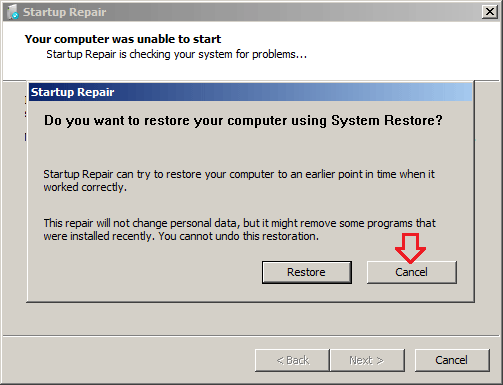 Startup Repair